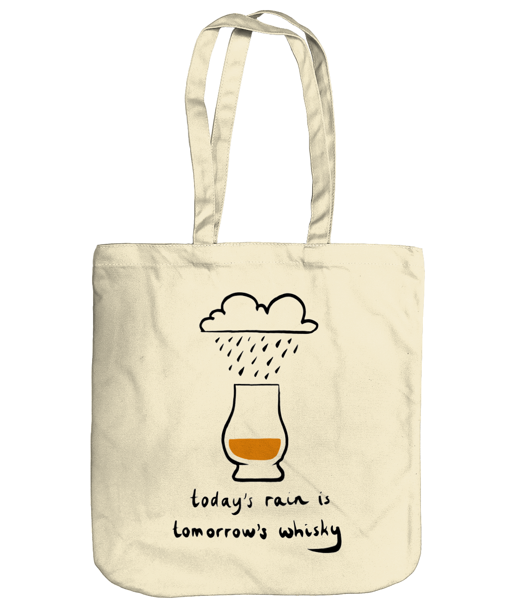 Whisky Quote Organic Tote Bag
